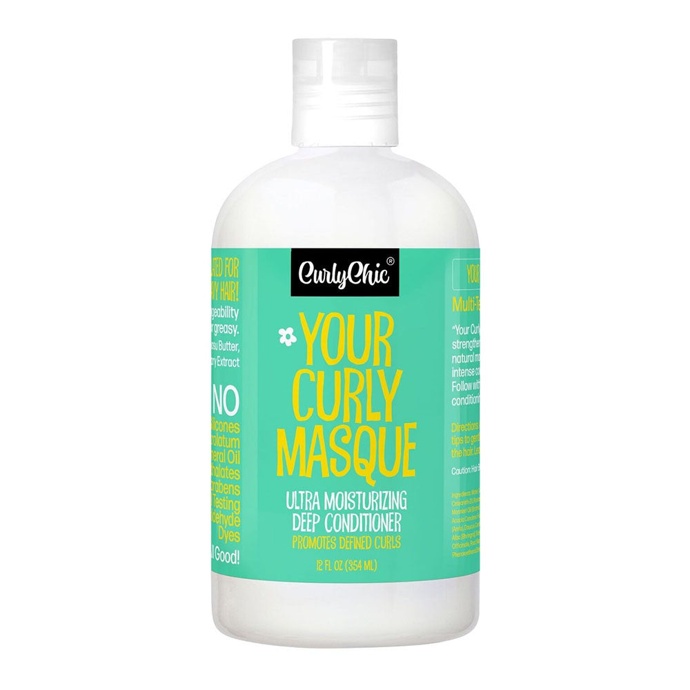 CurlyChic Your Curly Masque Ultra Moisturizing Deep Conditioner, 12 Oz